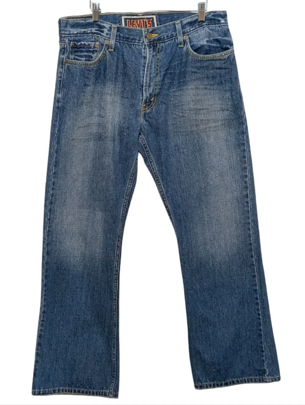 Levi's | Men's Medium Blue Relaxed Jeans | Baggy Outdoor | Streetwear | Denim
